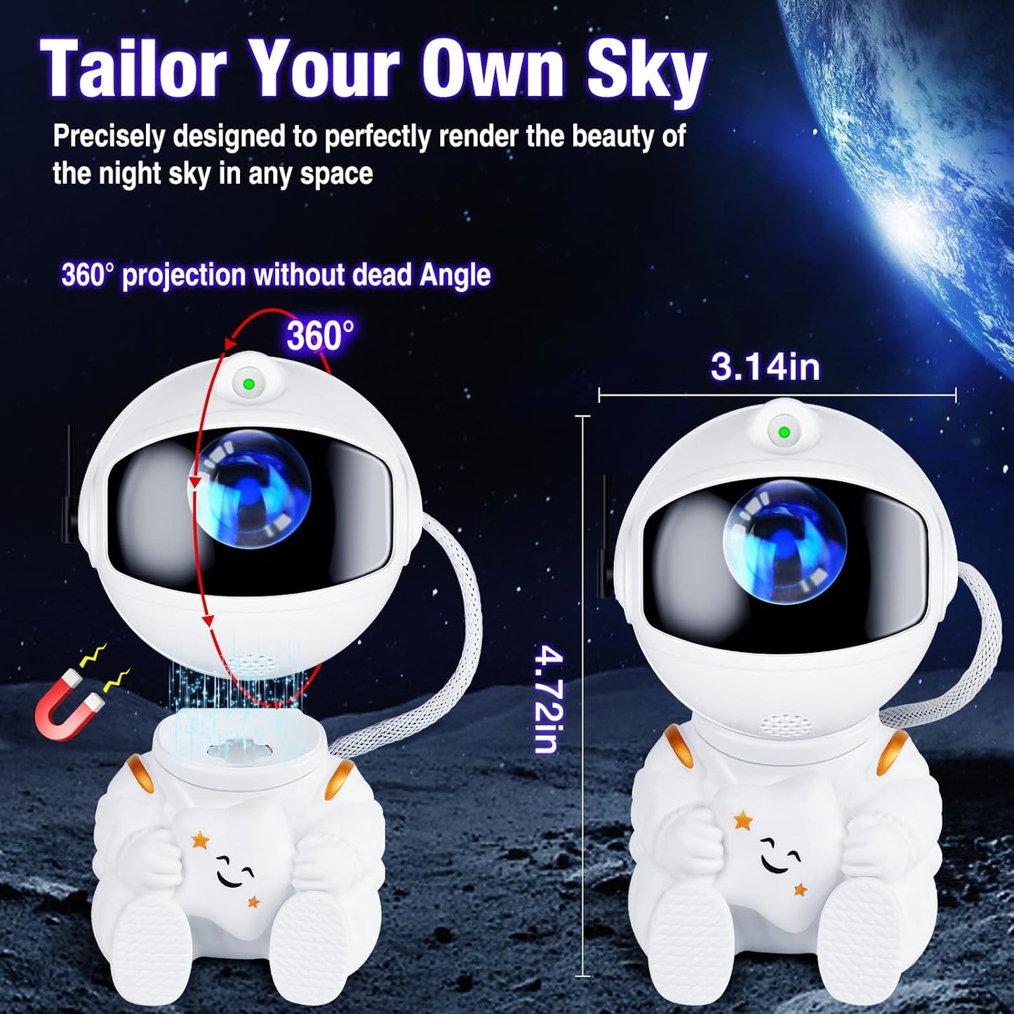 Astronaut Light Star Projector