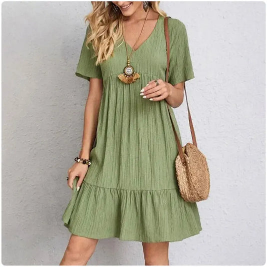 Women Summer Peplum Dresses