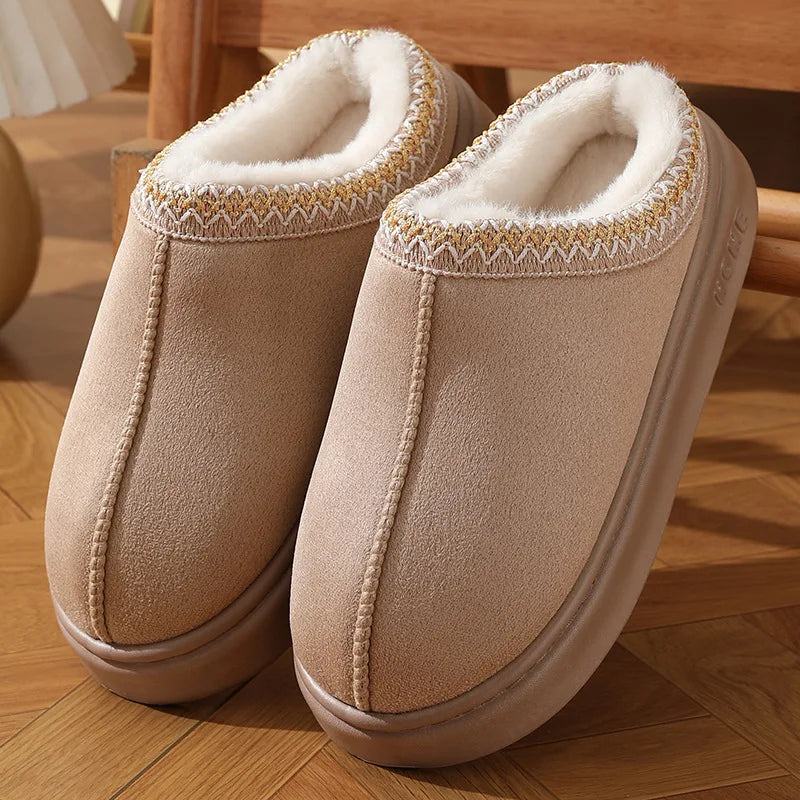 New Fashion Fluffy Platform Slippers for Women